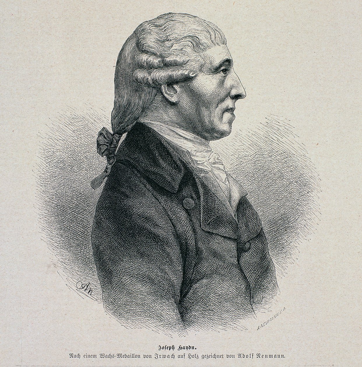 Portrét Josepha Haydna (1732-1809) od German School