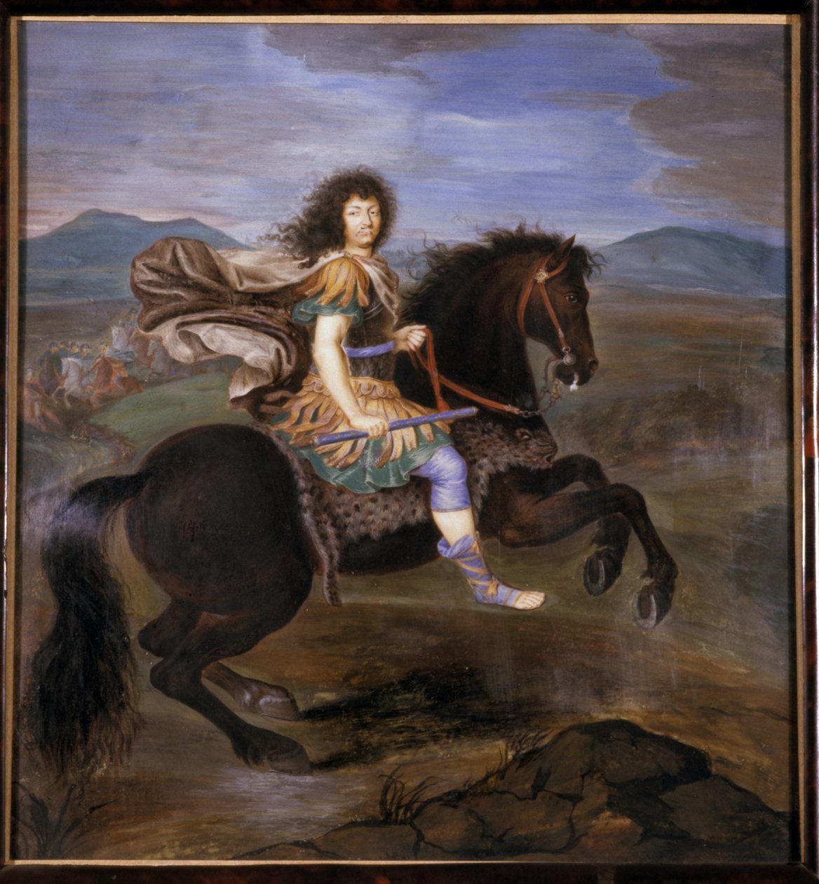 Portrét vojenského velitele, 1676 od German School