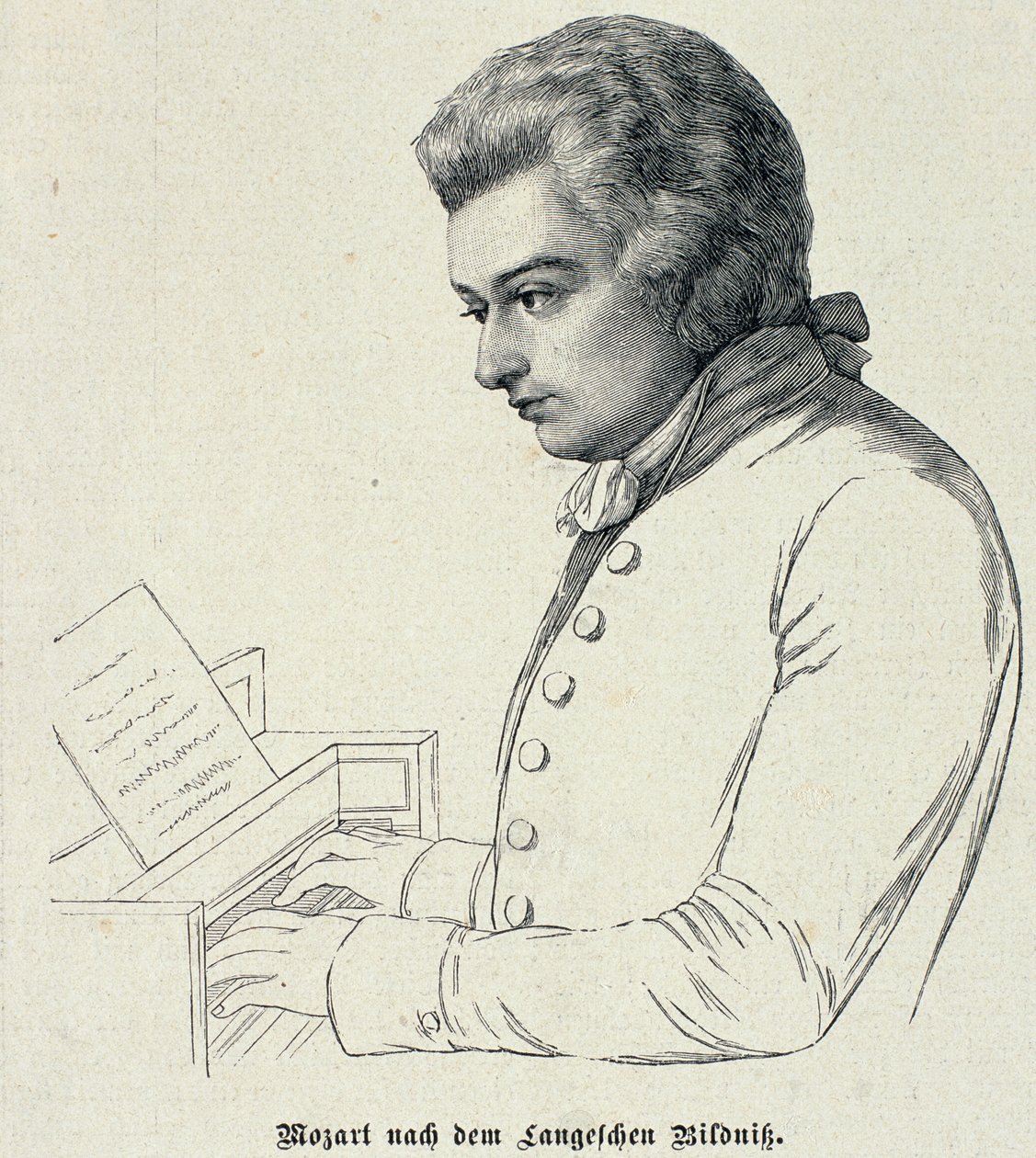 Portrét Wolfganga Amadea Mozarta (1756-1791) od German School