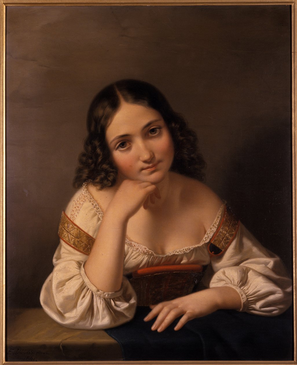 Portrét mladé ženy, 1801-1900 od German School