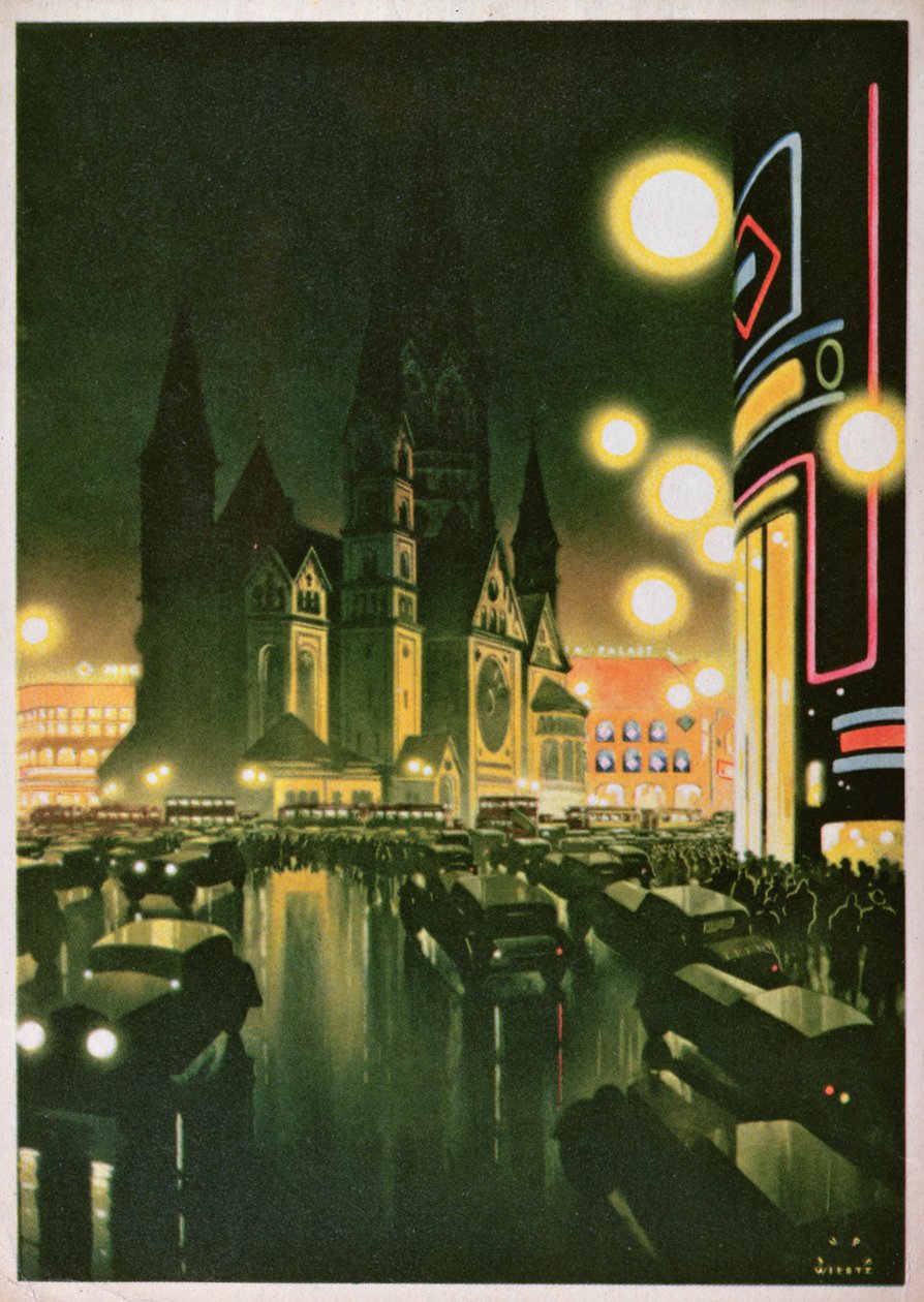 Pohlednice zobrazující Berlín, cca 1930-6 od German School