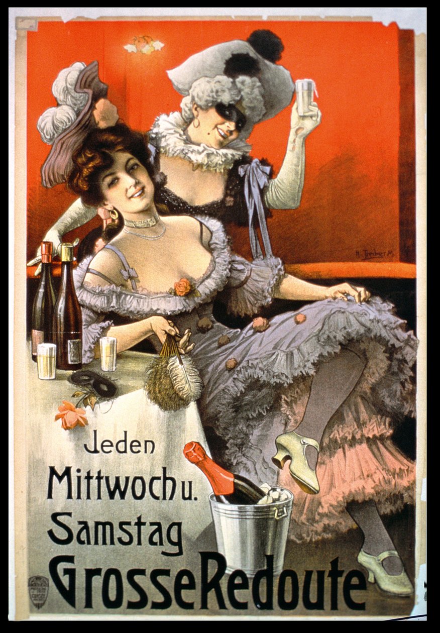 Reklamní plakát Grosse Redoute od German School