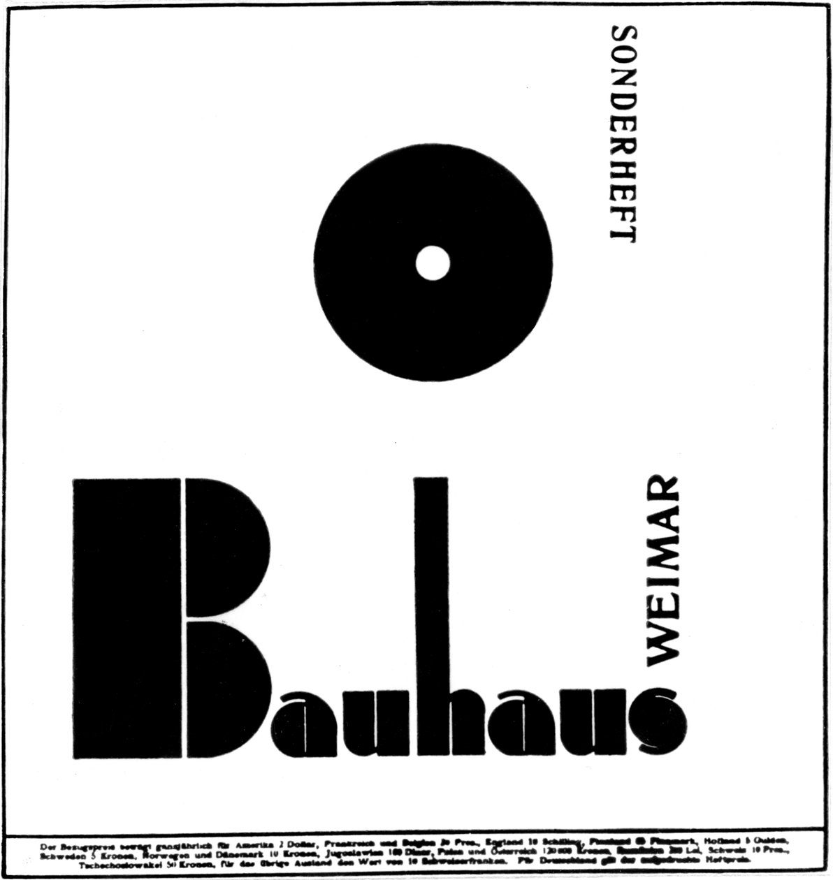 Plakát pro Bauhaus (tisk) od German School