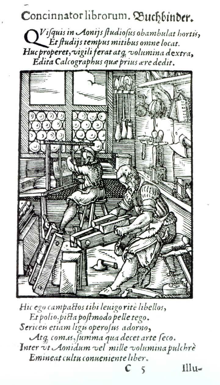 Kniha The Bookbinder, vydaná nakladatelstvím Hartman Schopper od German School