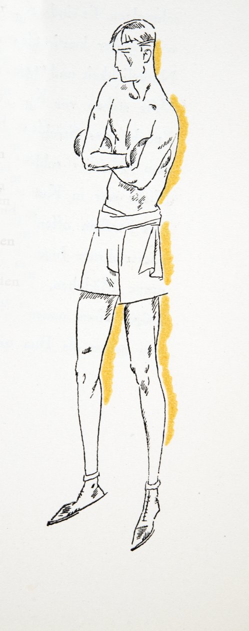 Boxer, ze Stylu, vyd. 1922 (pochoárový tisk) od German School