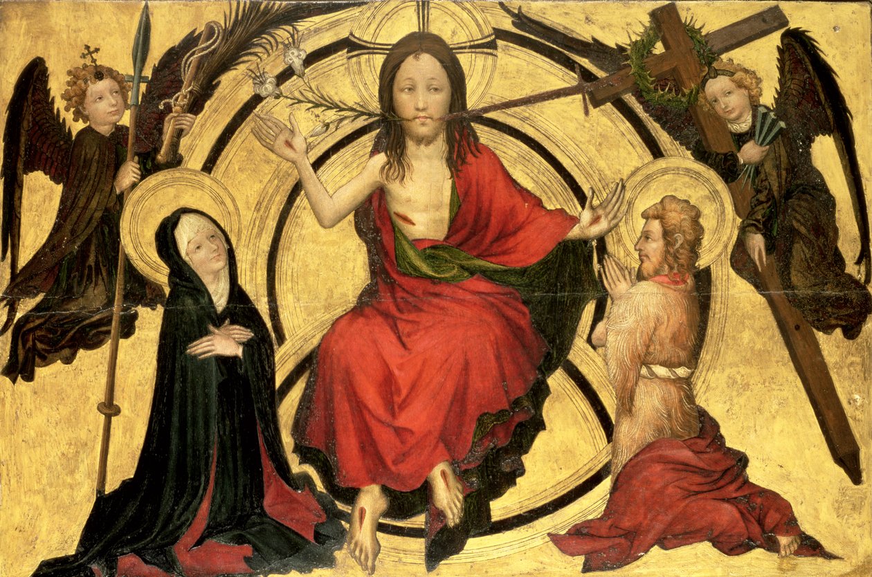 Poslední soud, počátek 15. století (tempera na panelu) od German School