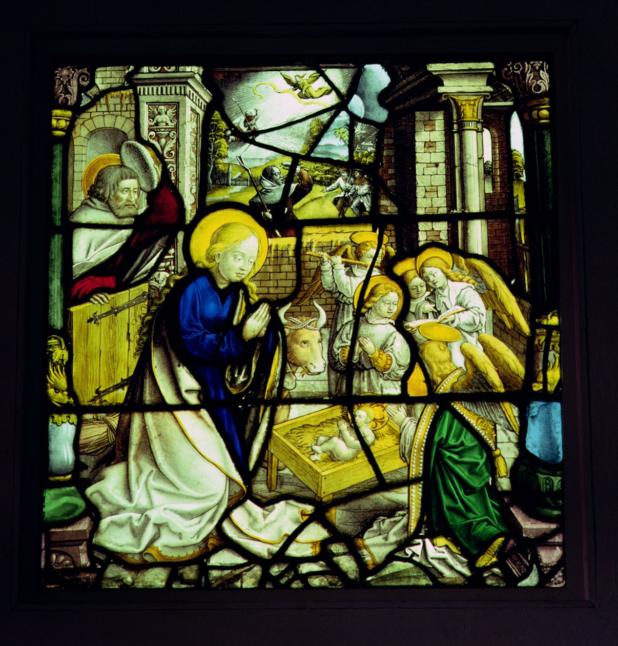 Narození Páně, kolem roku 1526 od German School
