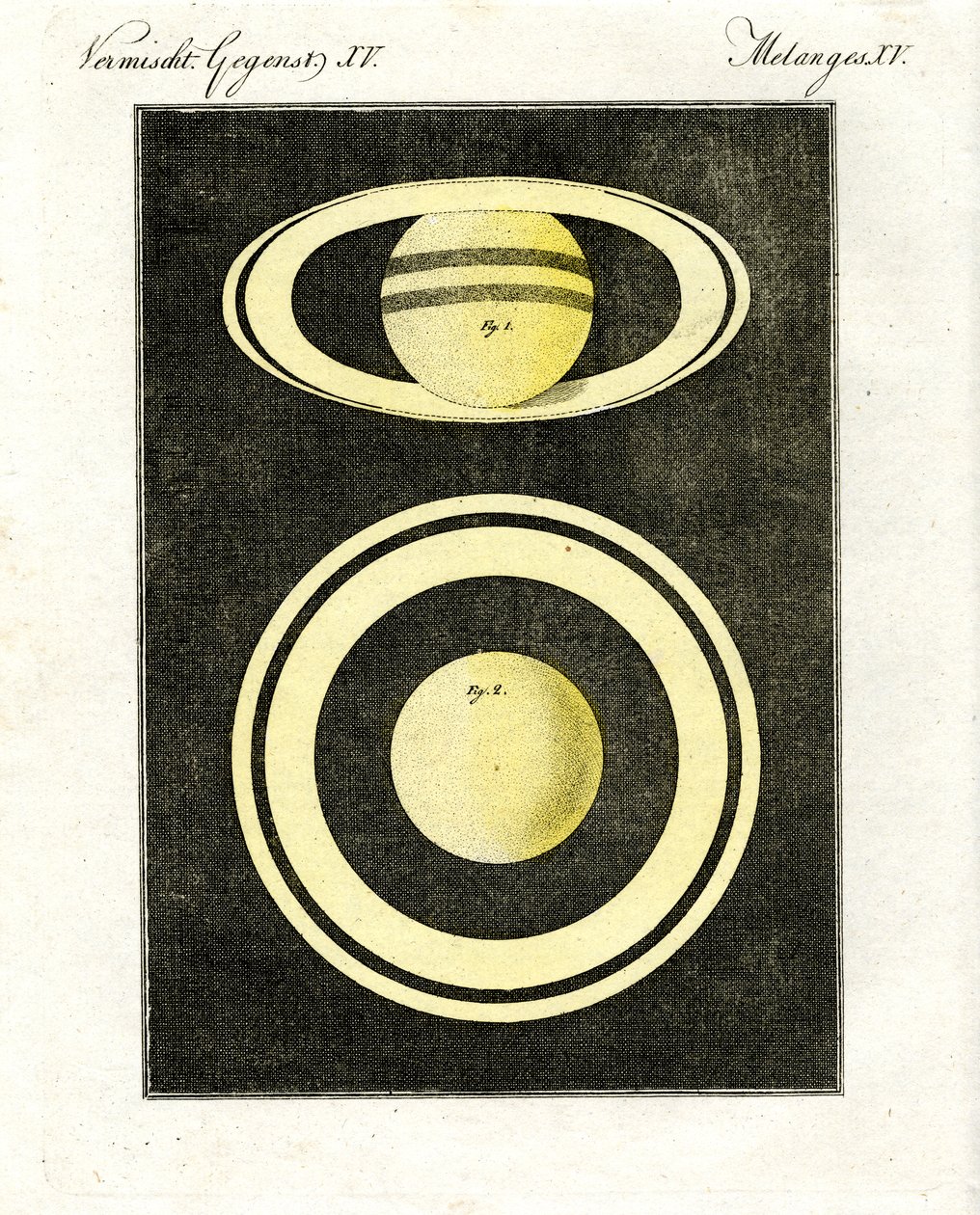 Planeta Saturn a její soustava prstenců od German School