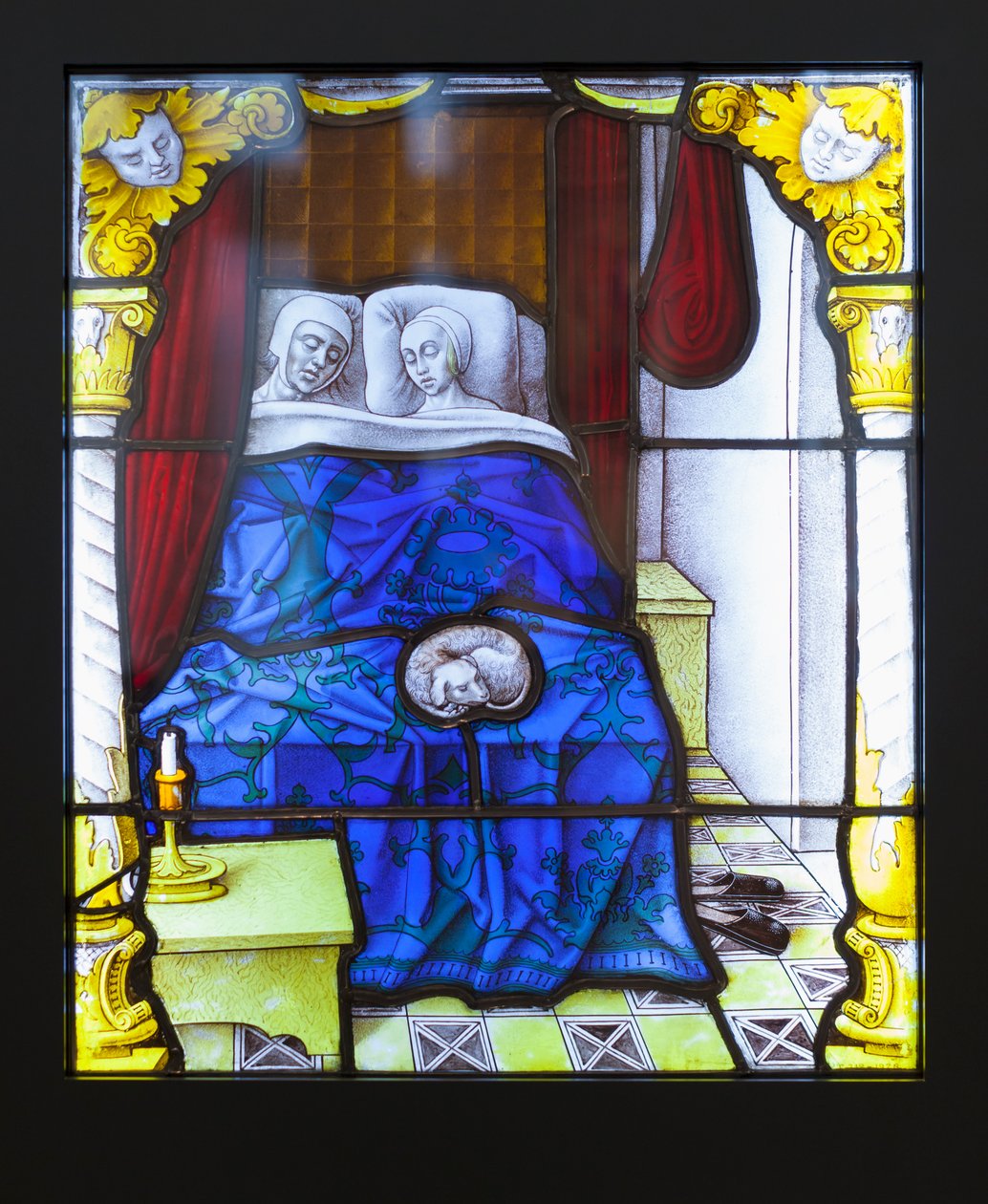 Tobias a Sara, asi 1520 od German School