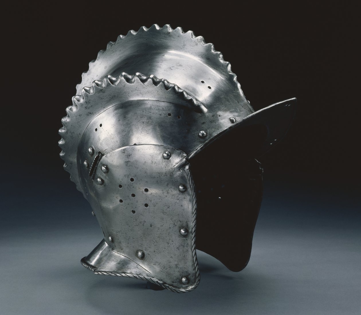 Trojitý burgonet, kolem 1560-70 od German School