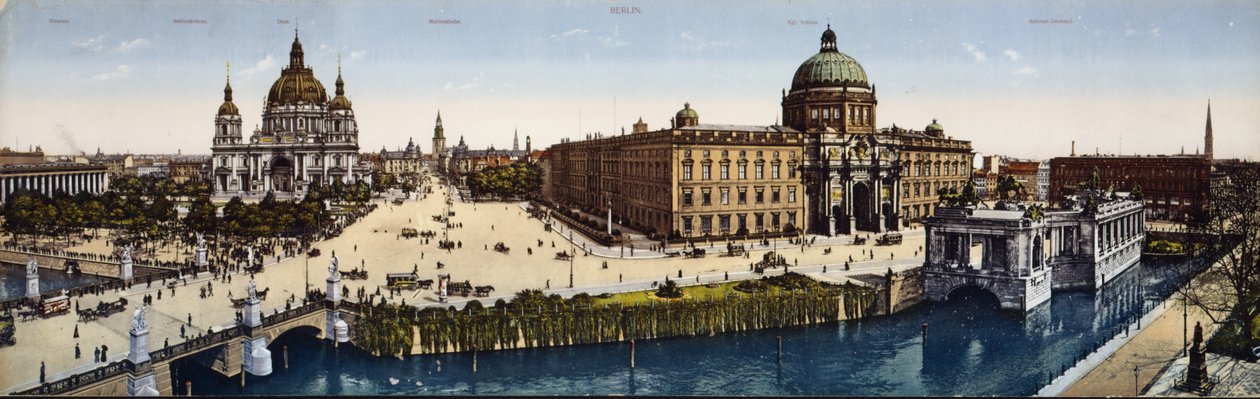 Pohled na Berlín na přelomu století od German School