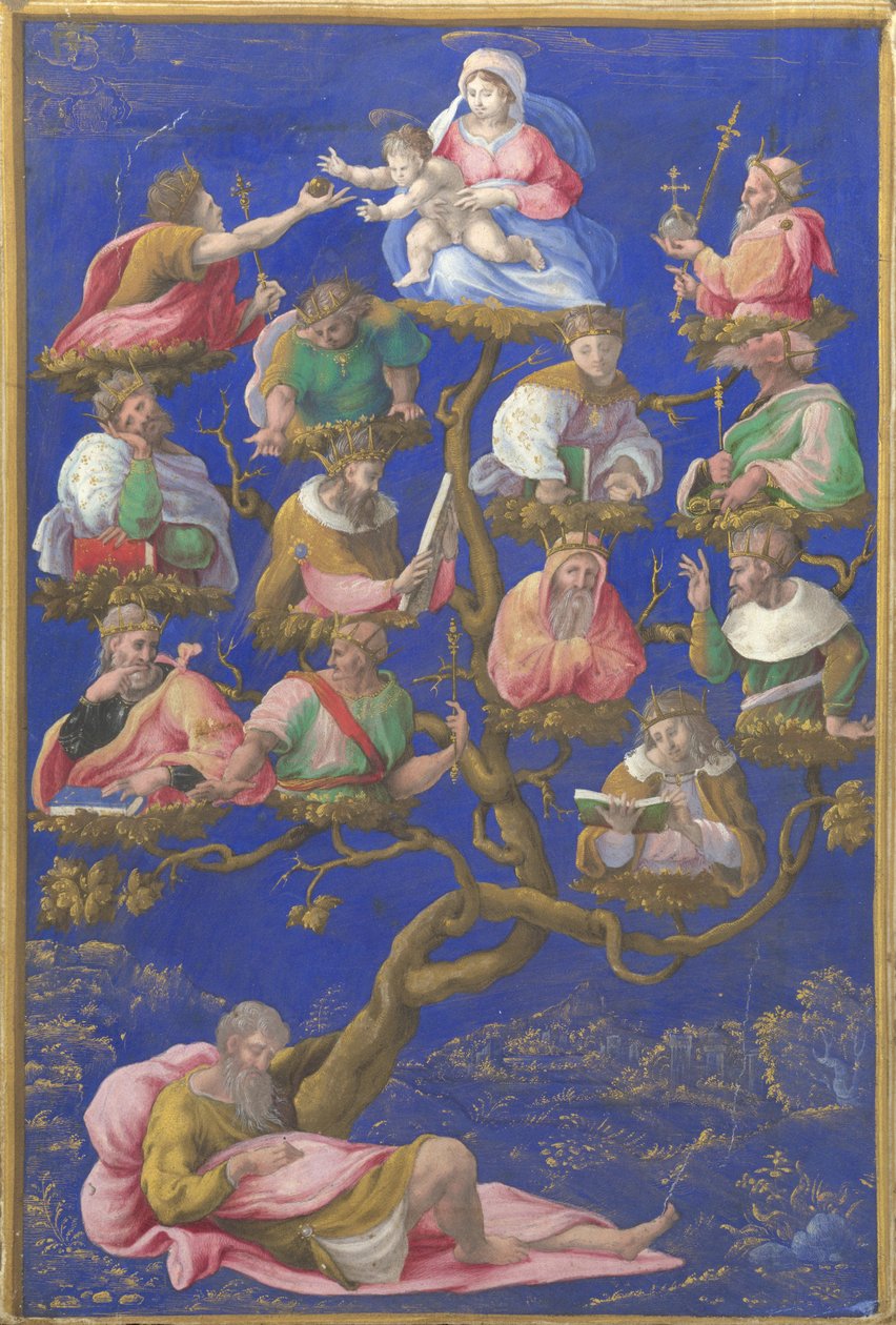 Jesseho strom, kolem roku 1535 od Gerolamo Genga