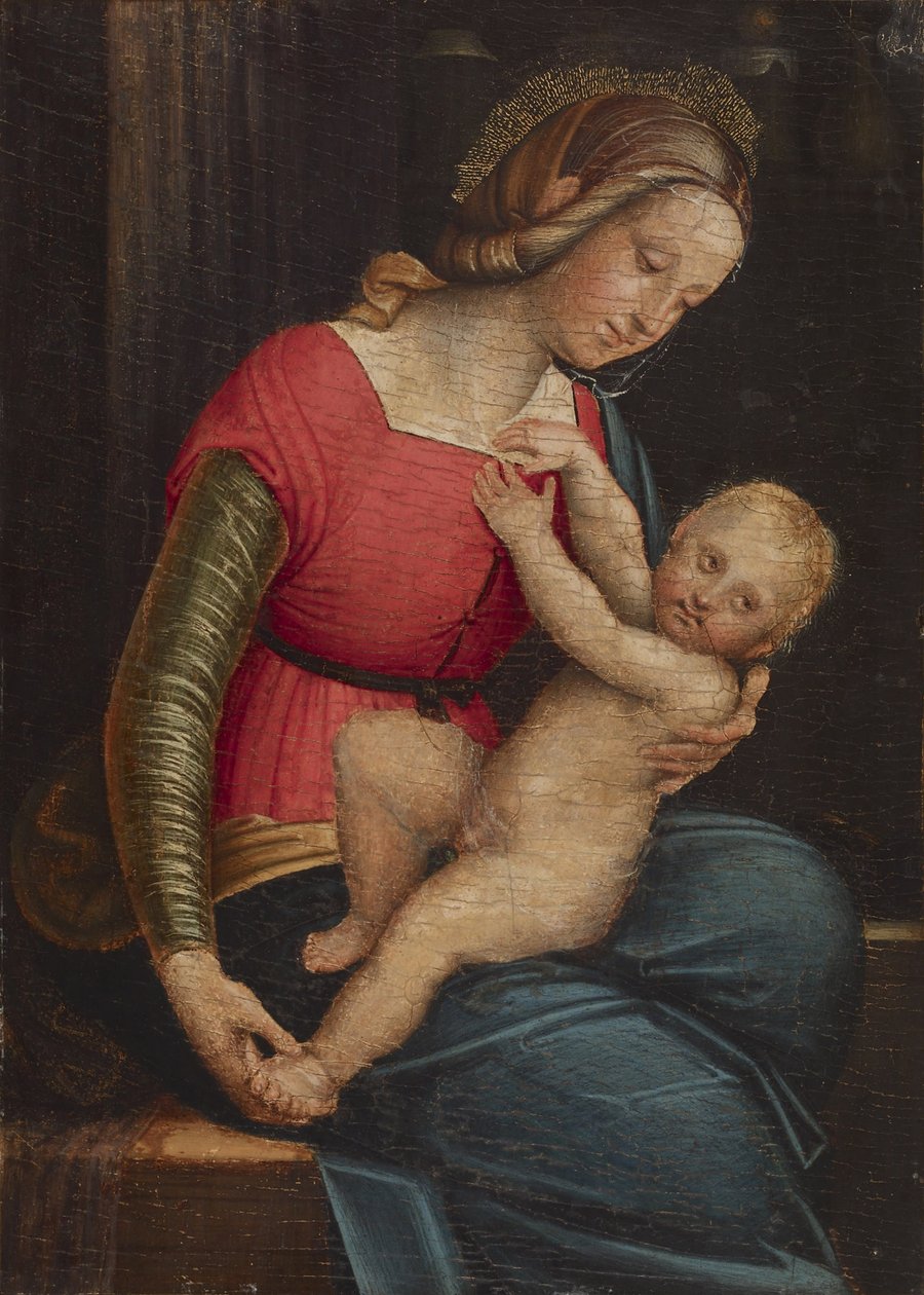 Madona s dítětem, kolem 1530-50 od Gerolamo Giovenone