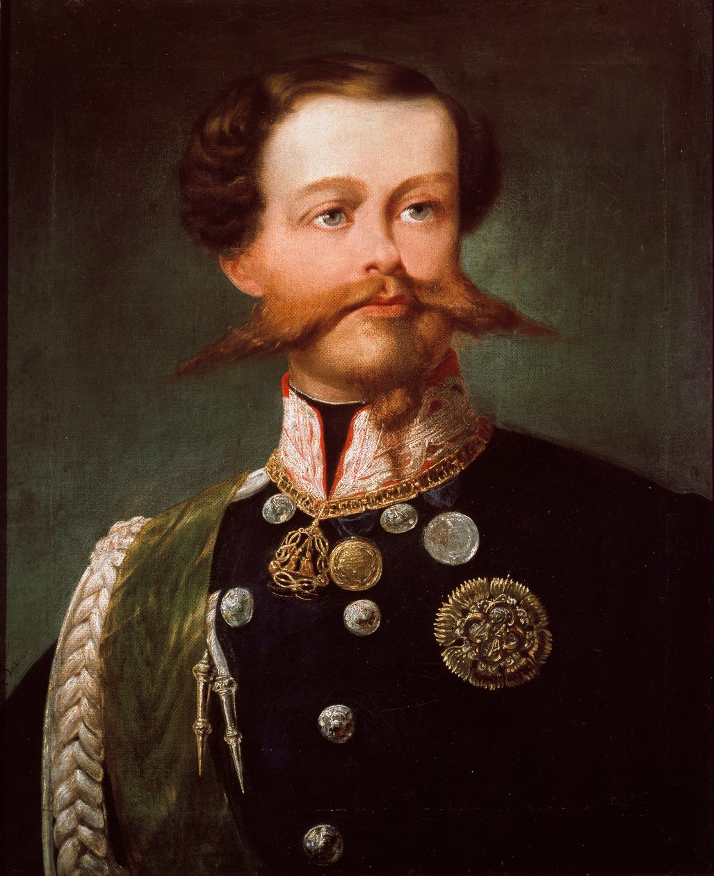 Portrét savojského vévody Vittoria Emmanuela II. 1848 (malba) od Gerolamo Induno