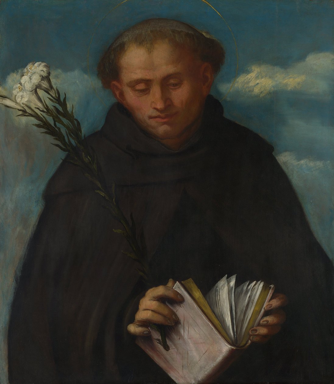 Saint Filippo Benizzi, asi 1524 od Gerolamo Romanino