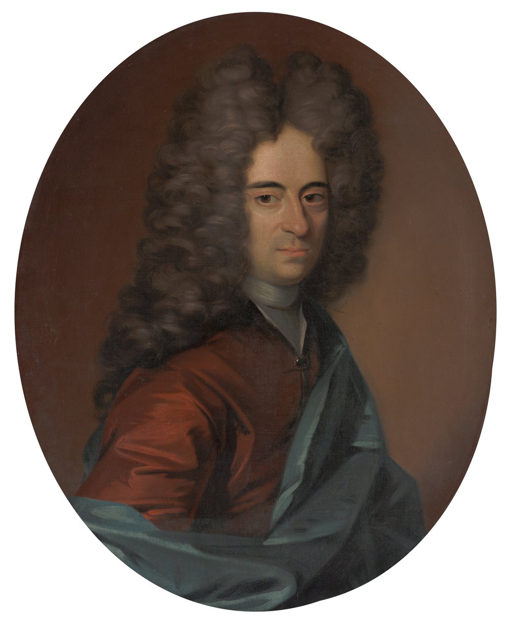 Portrét muže, pravděpodobně Mathias Lambertus Singendonck (1678-1742), starosta Nijmegenu od Gerrit Alberts