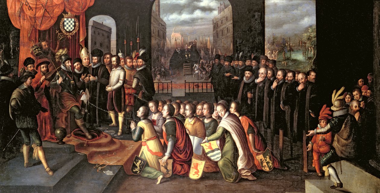 Alegorie tyranie vévody z Alby od Gerrit Pietersz.