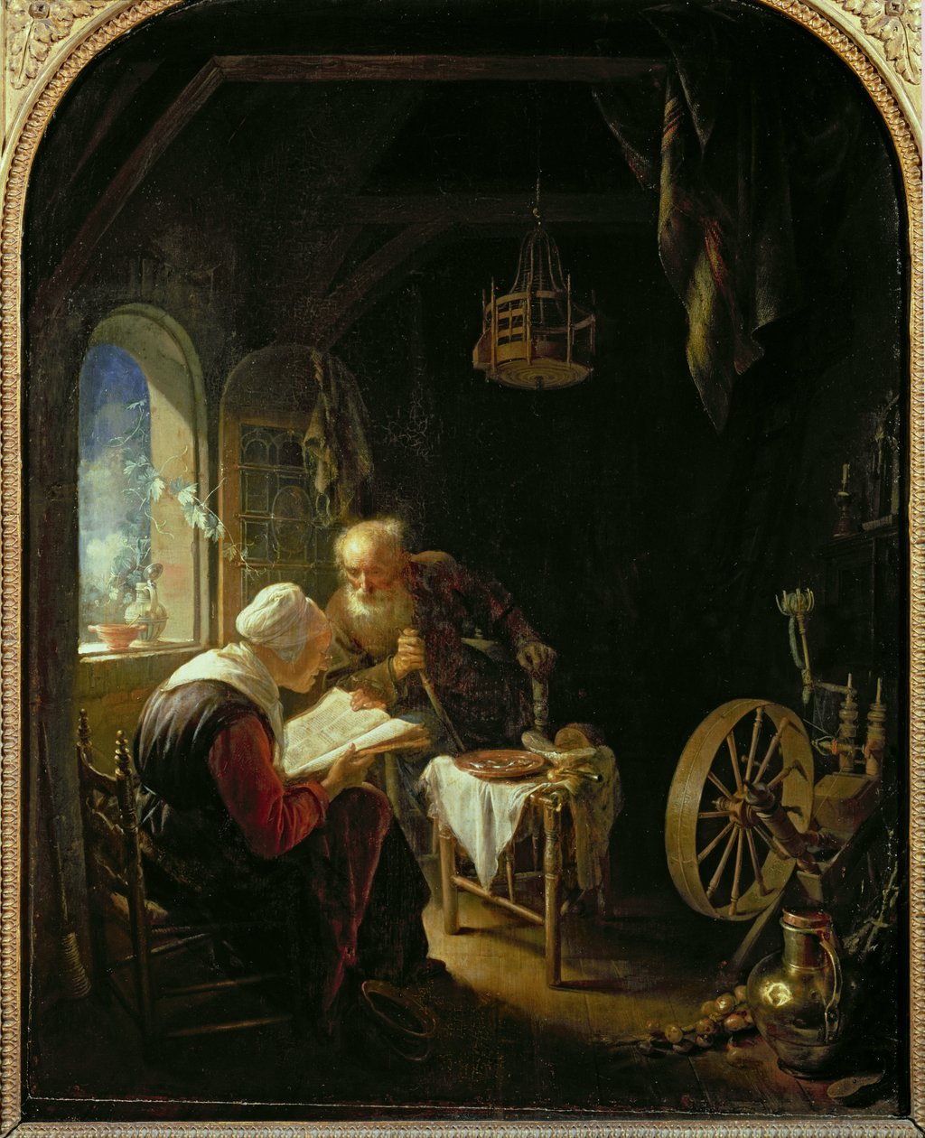 Biblická lekce aneb Anne a Tobiáš od Gerrit Dou
