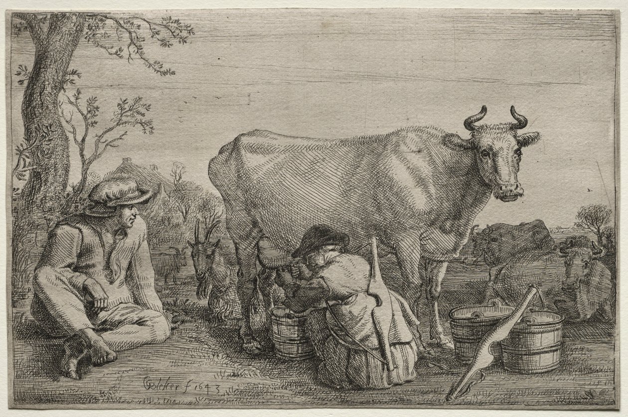 Dojička, 1643. od Gerrit Claesz. Bleker