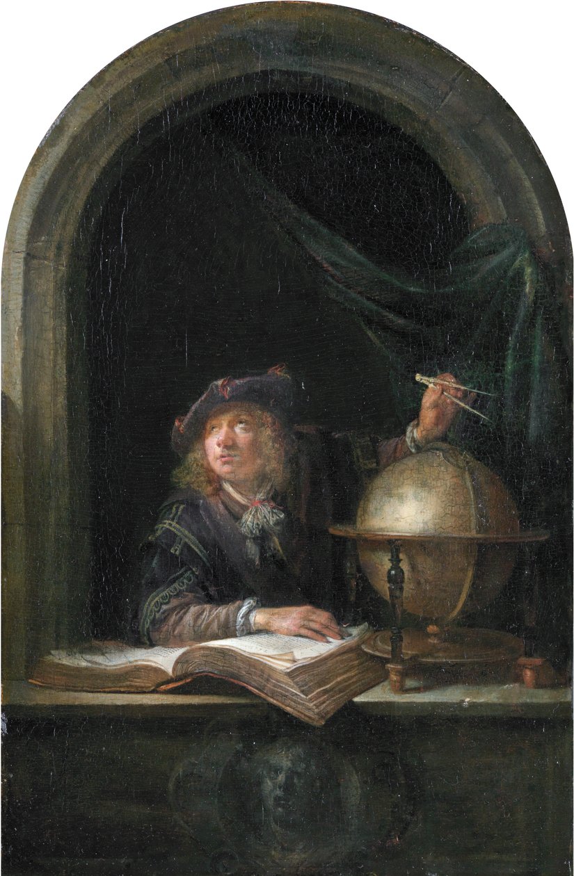 Astronom v okně od Gerrit Dou