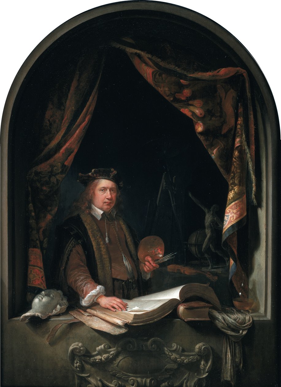 Autoportrét Gerarda Dou (1613-1675) od Gerrit Dou