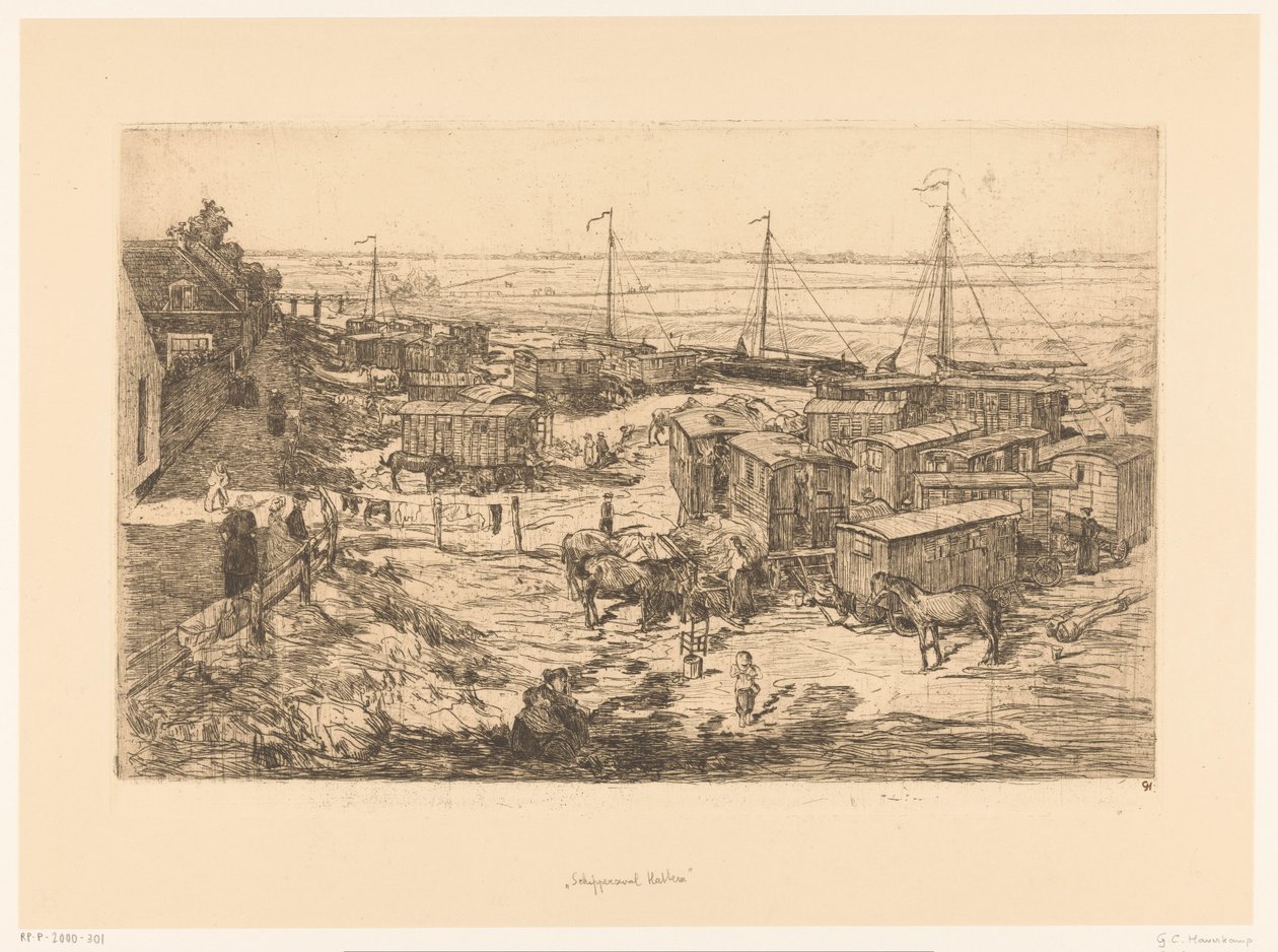 Schipperswal, Hattem (původní název na objektu) od Gerrit Haverkamp