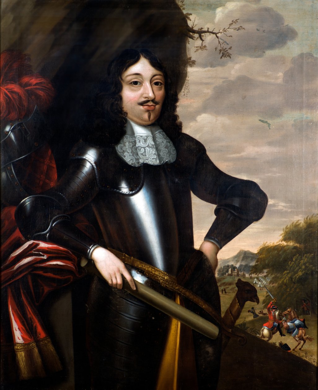 Portrét, zvaný James Graham od Gerrit van (manner of) Honthorst