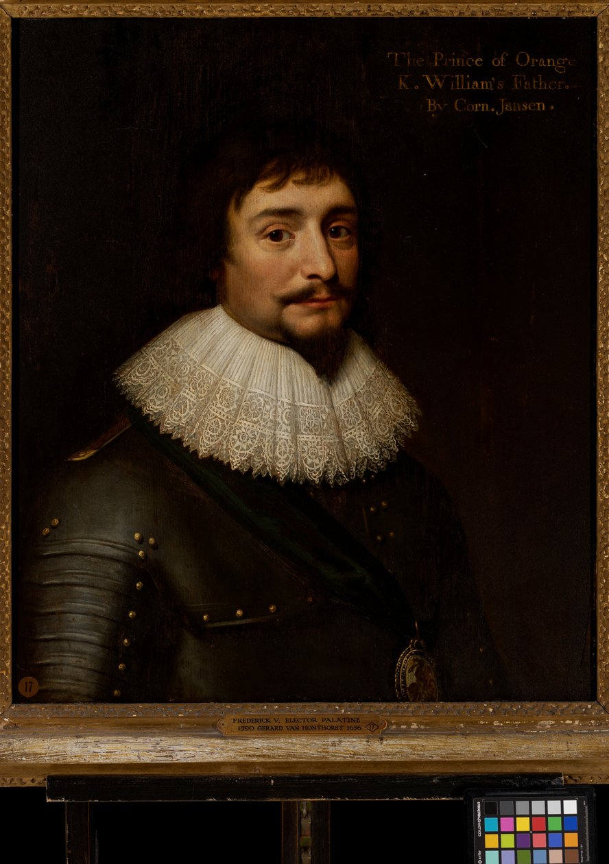 Fridrich V., kurfiřt Palatin, český král (1596-1632) od Gerrit van (studio of) Honthorst