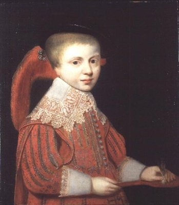 Portrét prince z Nassau hrajícího Shuttlecocka od Gerrit van (studio of) Honthorst