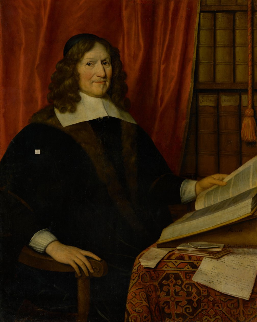 Porträt eines Rechtsgelehrten od Gerrit van Honthorst