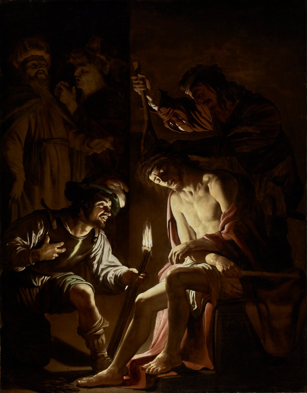 Kristus korunovaný trním, kolem roku 1620 od Gerrit van Honthorst