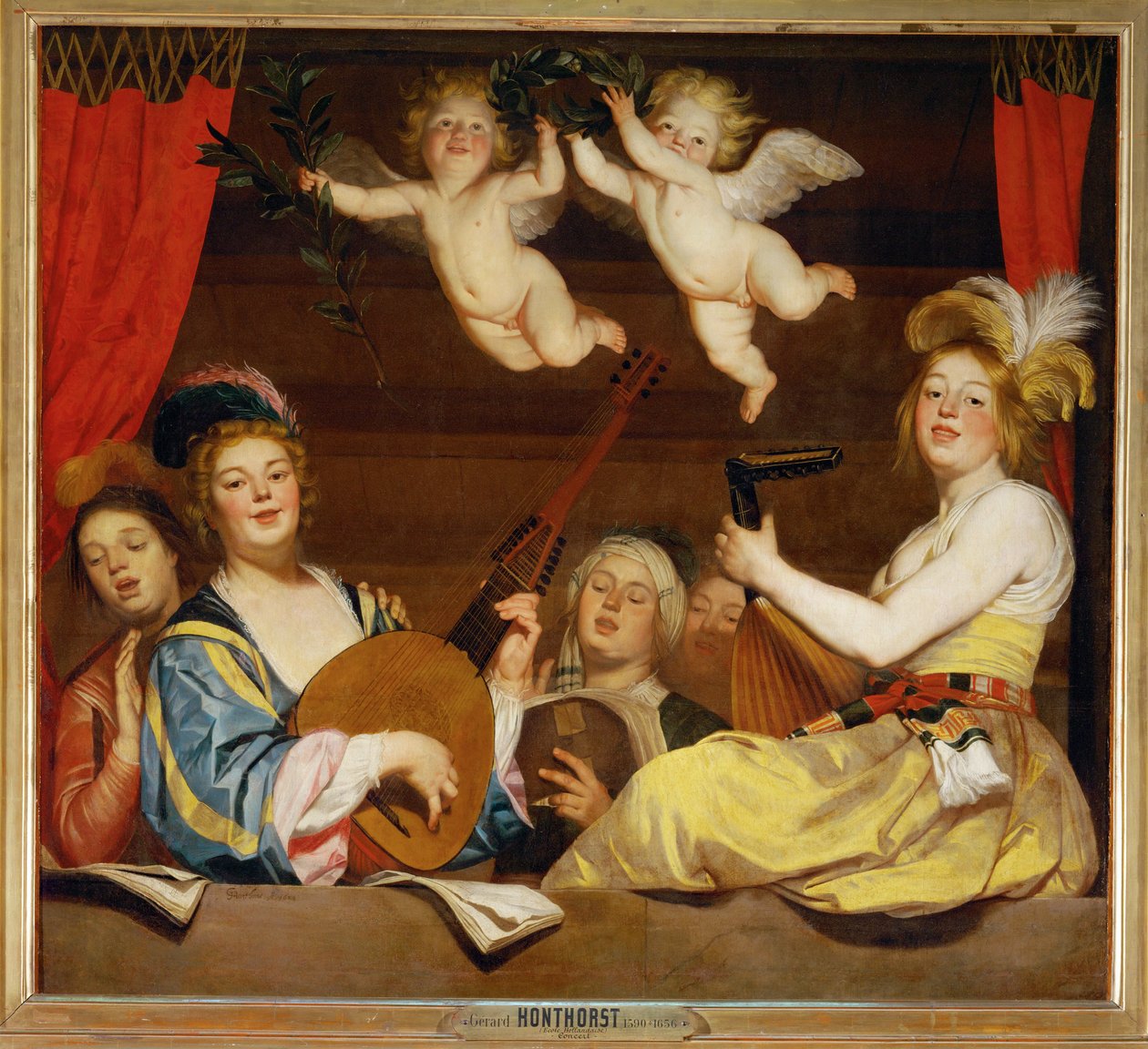 Koncert ... od Gerrit van Honthorst