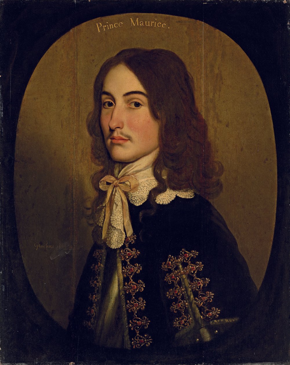 Portrét Maurice of Nassau, Prince of Orange, 1643 od Gerrit van Honthorst