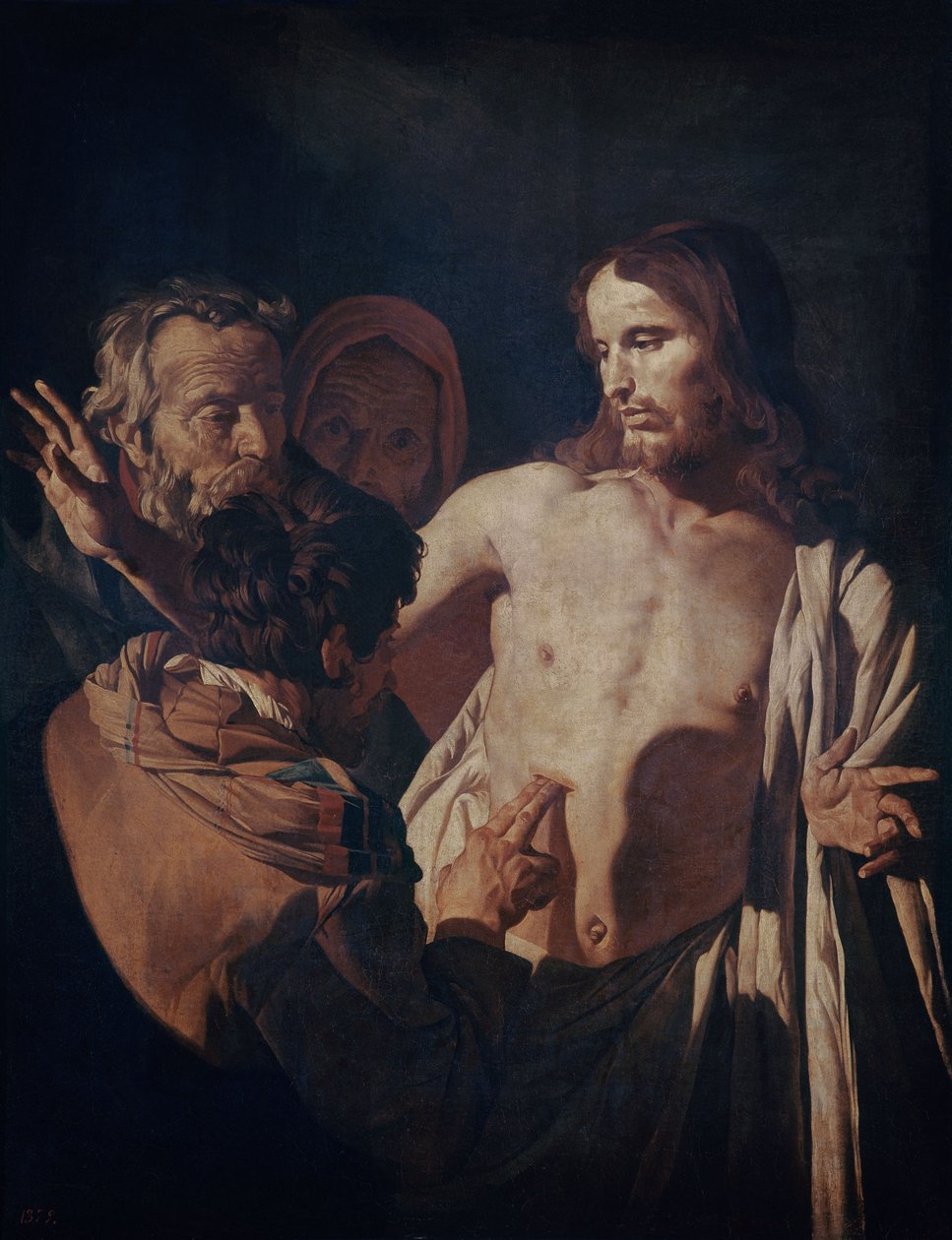 Neuvěřitelnost svatého Tomáše, kolem roku 1620 (olej na plátně) od Gerrit van Honthorst