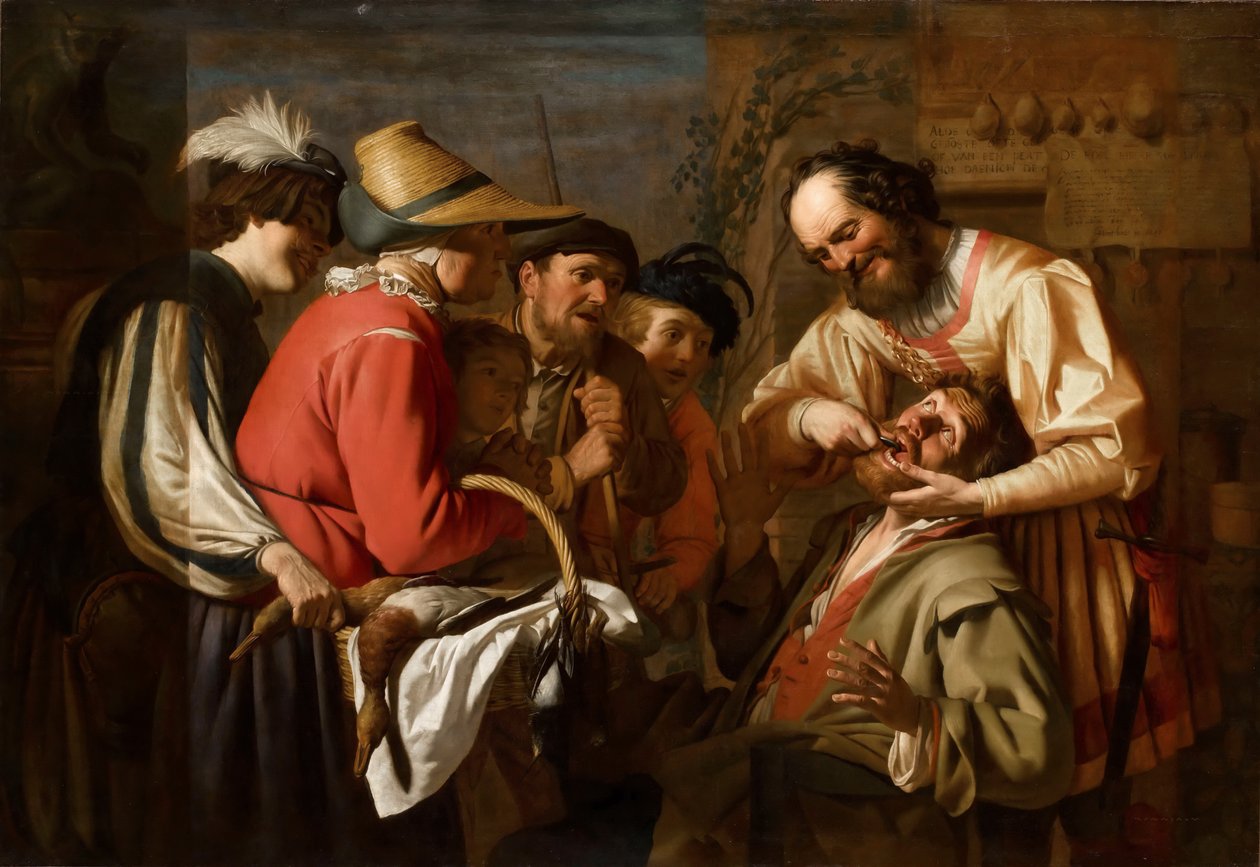 Vytrhávač zubů od Gerrit van Honthorst