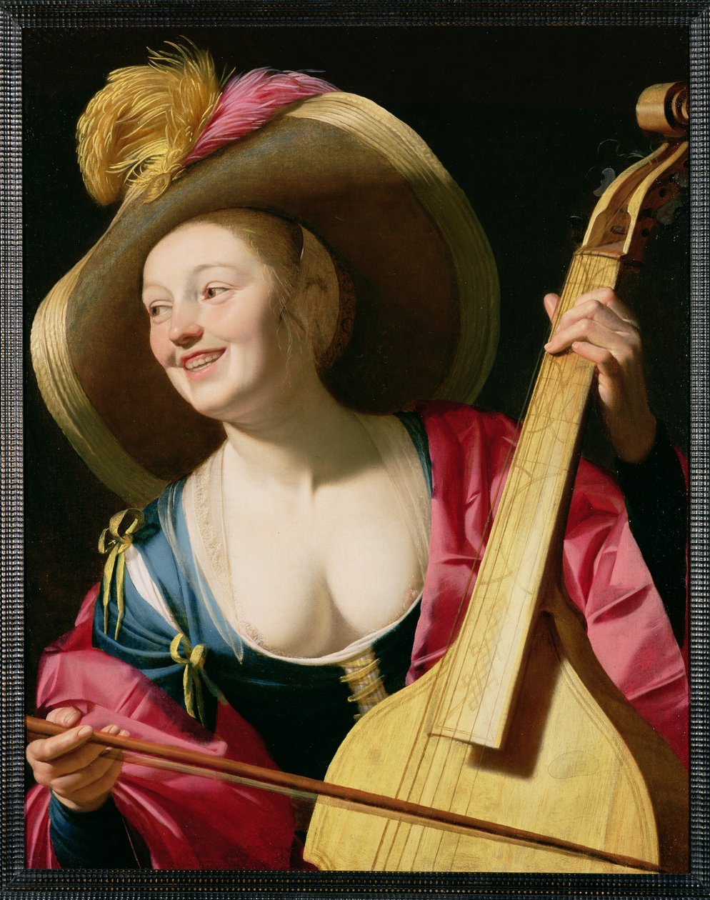 Hráč na violu-da-gambu (viz také 64635) od Gerrit van Honthorst