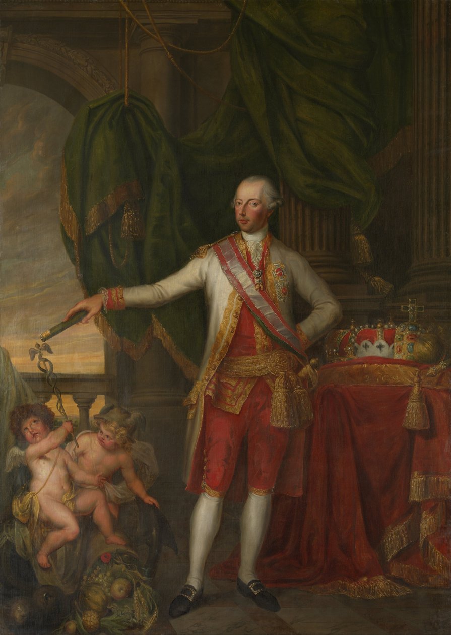 Portrét císaře Josefa II. 1741-1790, druhá polovina 18. stol. od Gertrude Cornélie Marie de Pélichy