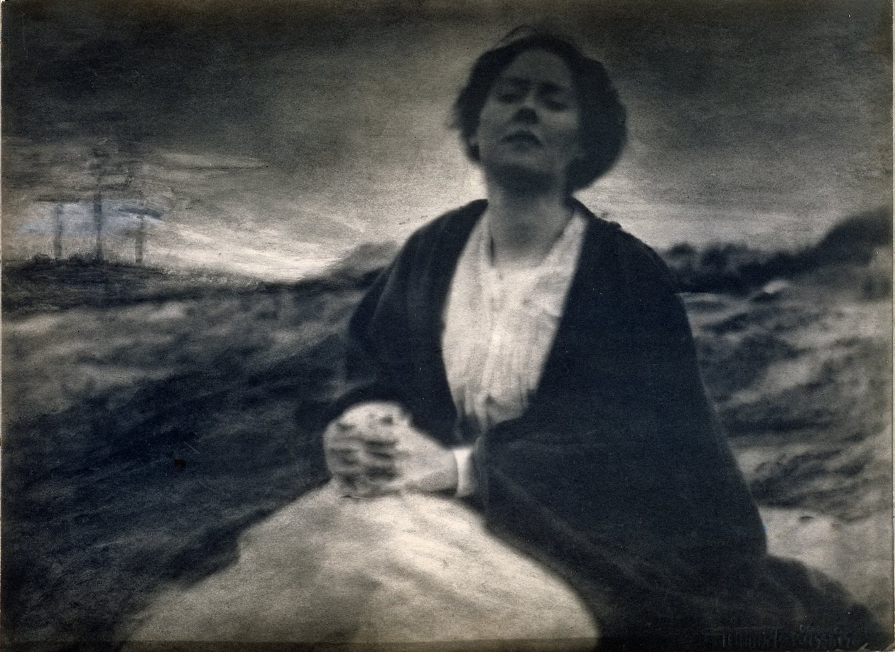 Dědictví mateřství, 190004 (platinový tisk s několika doplňky ručně) od Gertrude Käsebier