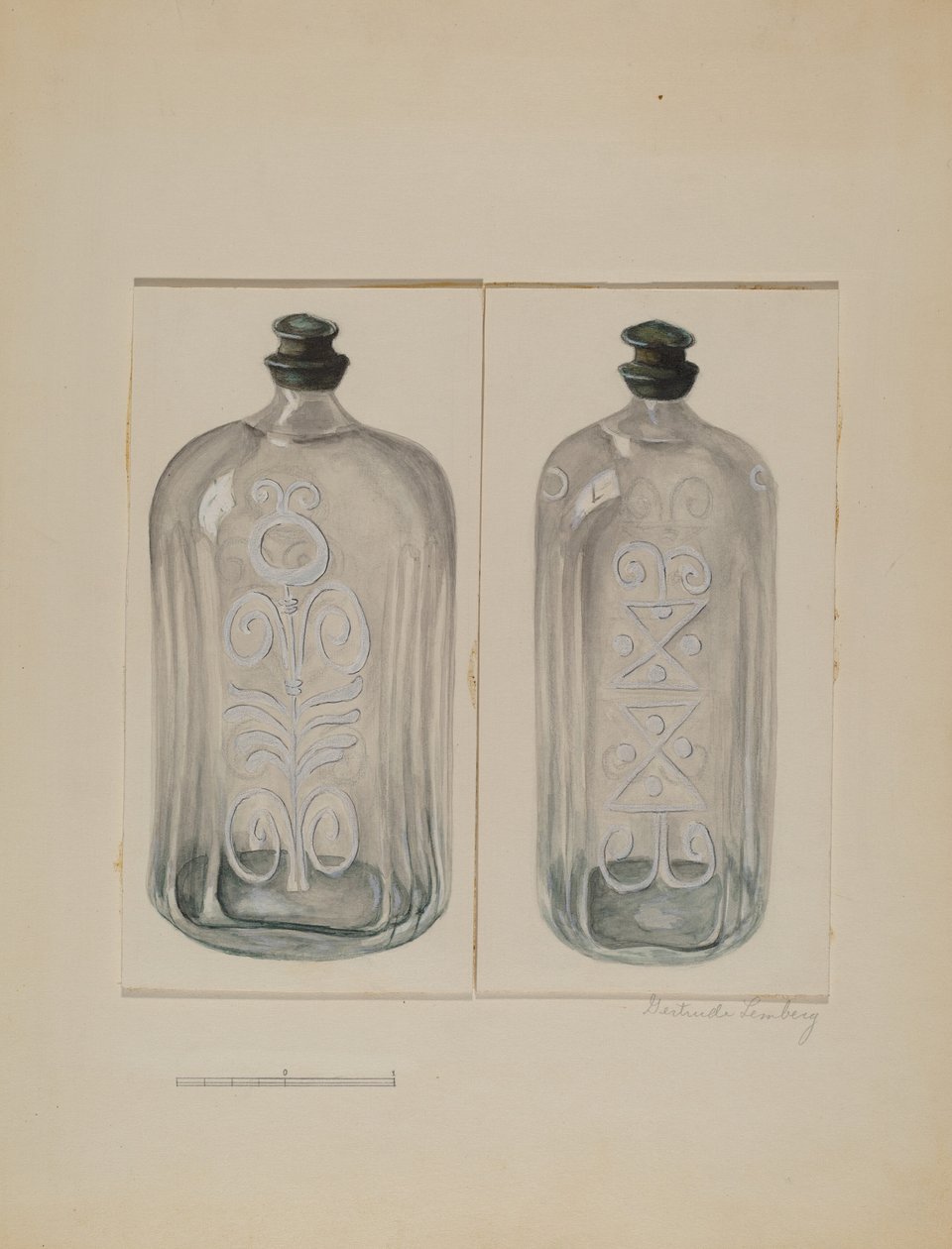 Cordial Bottle, c. 1936. od Gertrude Lemberg
