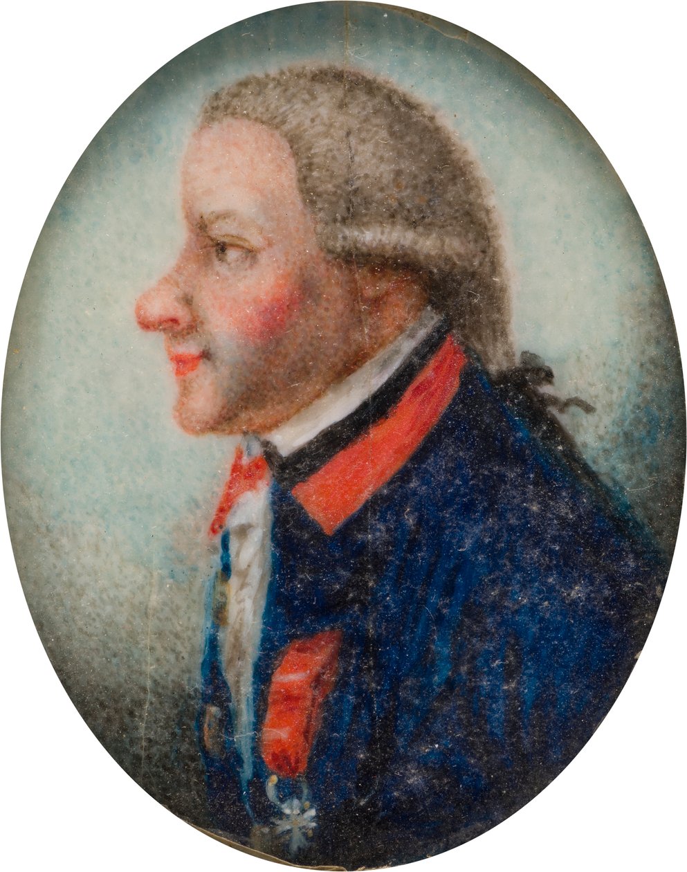 Portrét generála Vandermeercka, kolem 1735-63 (olej na papíře) od Gervase Spencer