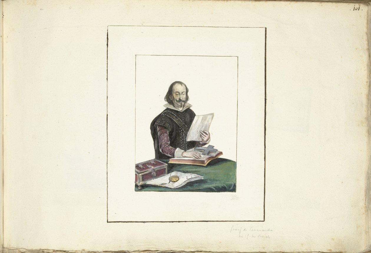 Portrét hraběte z Peñeranda od Gesina ter Borch (possibly)