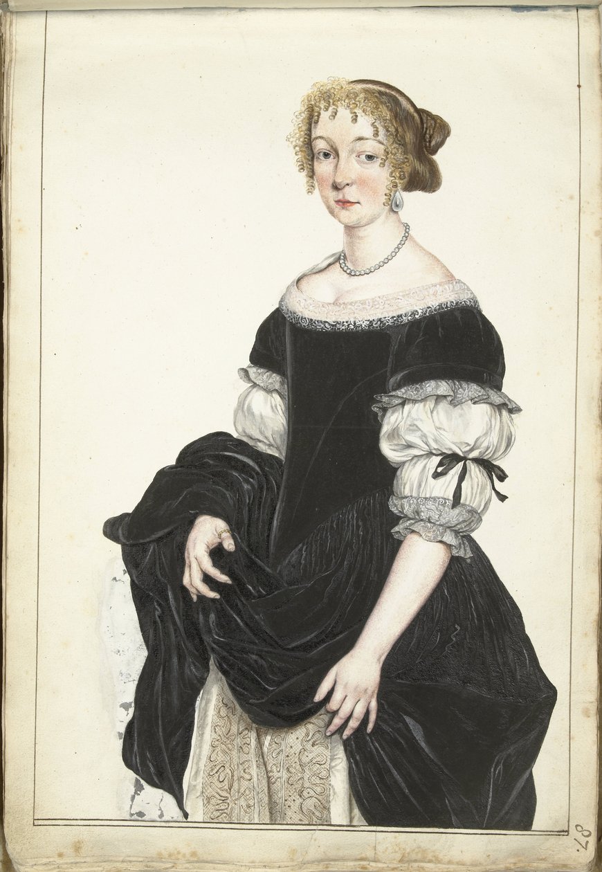 Portrét Aletty Pancrasové od Gesina ter Borch