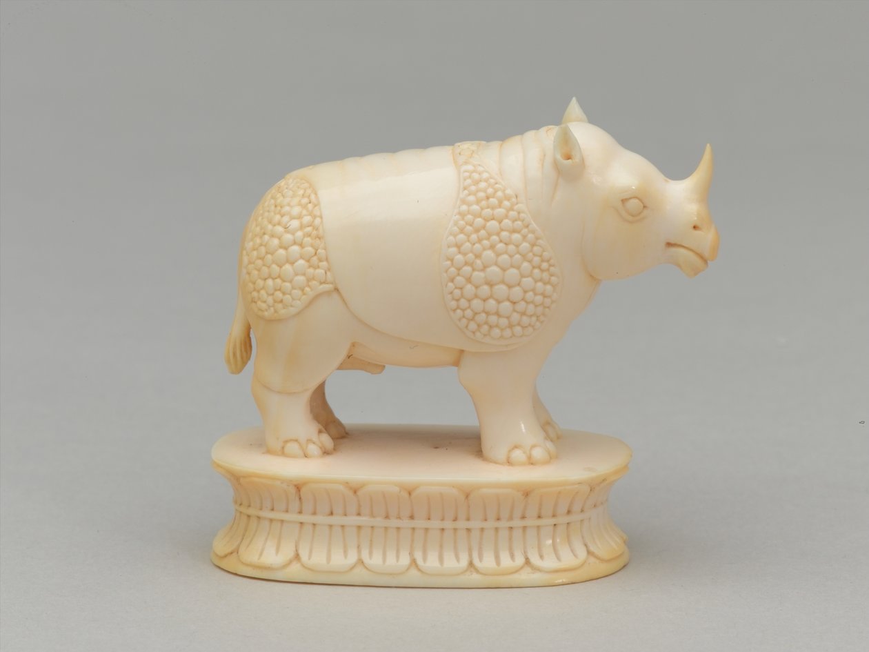 Bílý biskup, šachová figurka, Indie, circa 1820 od Geskel Saloman