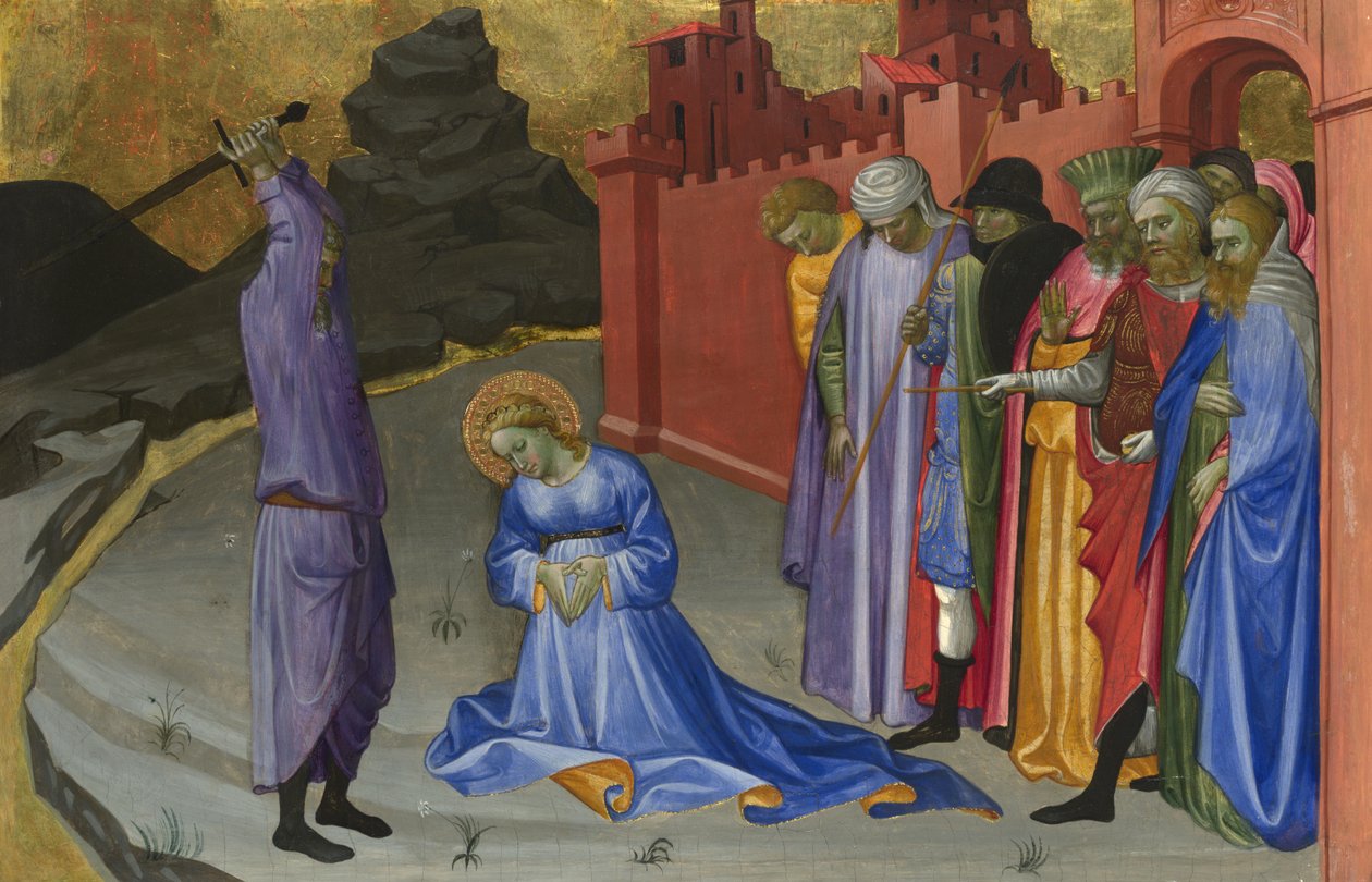 Stětí svaté Markéty, kolem roku 1409 (vaječná tempera na topolu) od Gherardo Starnina