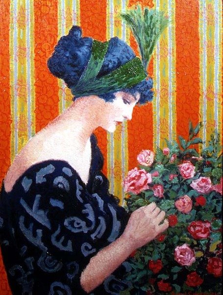 Kytice (olej) od Ghisbert Combaz
