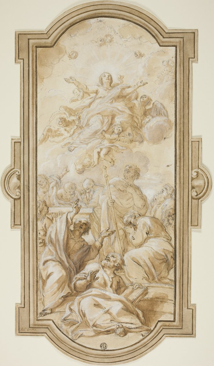 Nanebevzetí Panny Marie od Giacinto Calandrucci