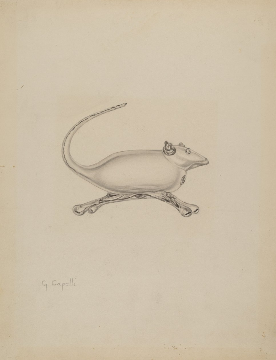 Myš, c. 1937. od Giacinto Capelli