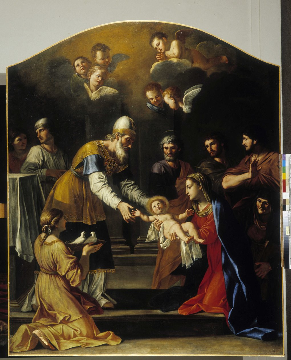 Prezentace v chrámu od Giacinto Gimignani or Gemignano
