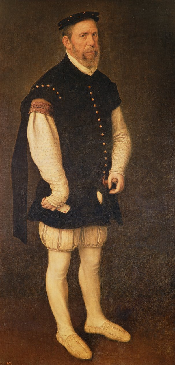 Perejon, šašek hraběte z Benavente a vévodovi z Alby, kolem 1559-61 od Giacomo Antonio Moro