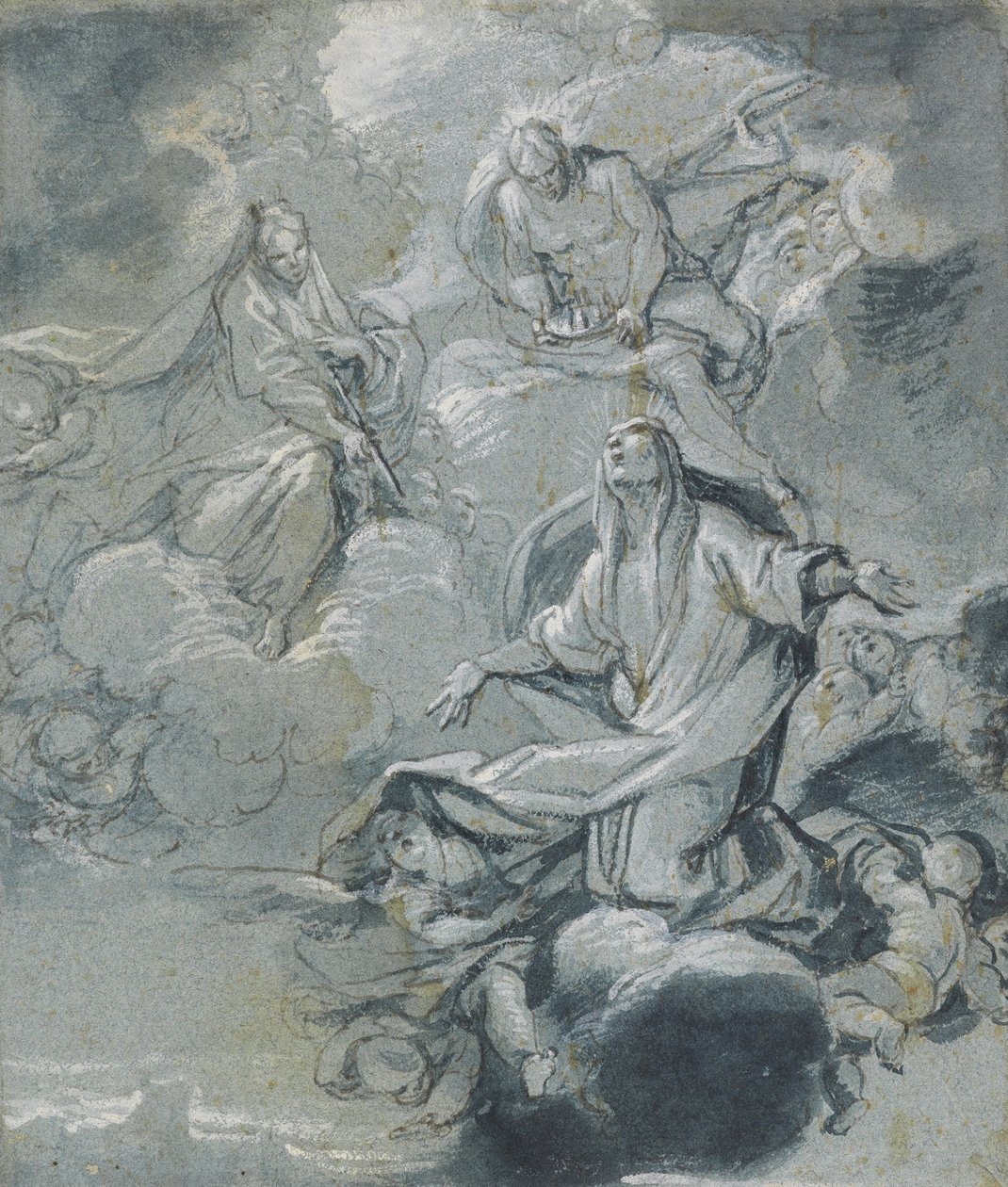 Apoteóza ženské světice od Giacomo Farelli